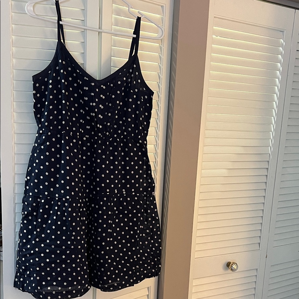 Source Unknown Black and White Polka Dot Dress